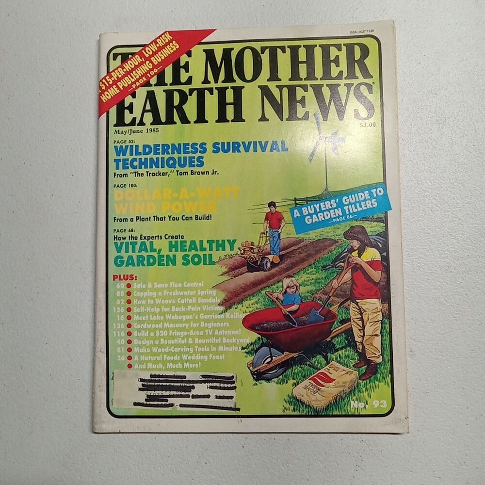Mother Earth News May-June 1985 Wilderness Survival, Create Garden Soi ID:80448